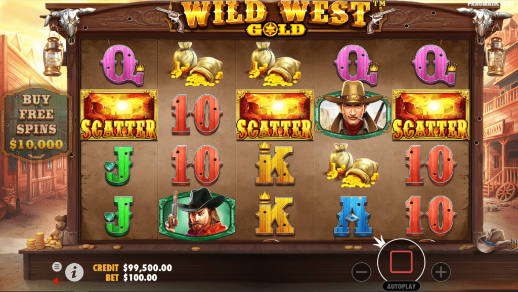 simbolos Wild West Gold