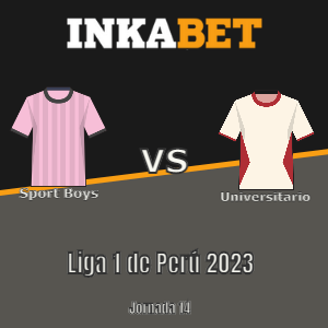 Inkabet Perú: Sport Boys vs Universitario – La 1 de Perú | Fecha 14